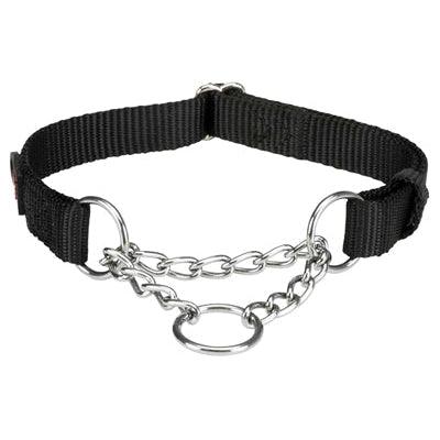 Trixie Halsband Hond Premium Halfslip Halsband Zwart