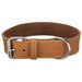 Trixie Halsband Hond Rustic Vetleer Heartbeat Bruin