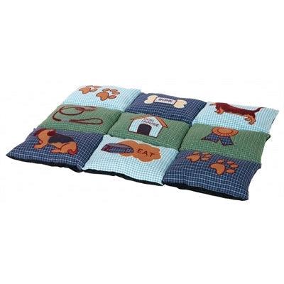 Trixie Hondenkussen Patchwork Blauw / Groen