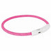 Trixie Lichtgevende Halsband Hond Flash Usb Tpu / Nylon Roze