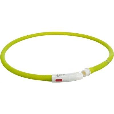 Trixie Lichtgevende Halsband Hond Usb Siliconen Oplaadbaar Groen