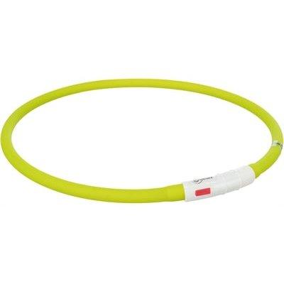 Trixie Lichtgevende Halsband Hond Usb Siliconen Oplaadbaar Groen