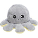 Trixie Octopus Omkeerbaar Pluche Grijs / Geel