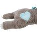 Trixie Pluche Luiaard Grijs Met Heartbeat Voor Puppy