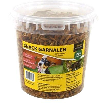 Utopia Gedroogde Snack Garnalen Voor Hond En Kat