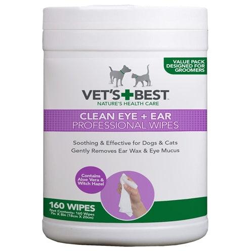 Vets Best Clean Ear / Eye Wipes Hond