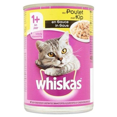 Whiskas Blik Adult Brokjes In Saus Kip