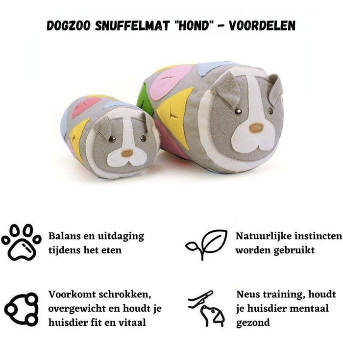 Xatory - Snuffelmat - 3D - Snuffelmat hond - Snuffelmat voor honden - Intelligentie spel - 33 x 16cm