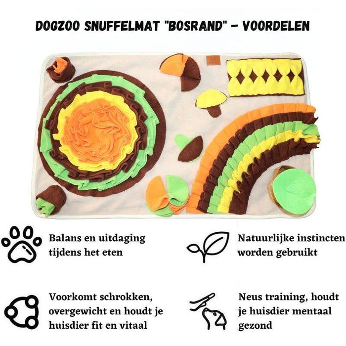 Xatory - Snuffelmat - Honden speelgoed - Snuffelmat hond - Anti Schrok gedrag - Hondenpuzzel - Hondenspeelgoed - Speelgoed hond - Puppy speelgoed