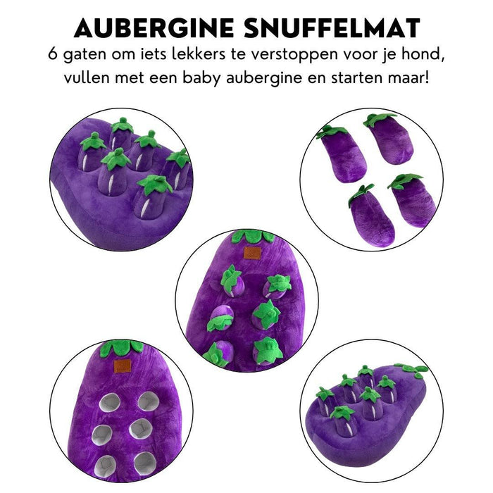 Xatory - Snuffelmat hond - Aubergine- Snuffelmat - Anti Schrok gedrag - Honden speelgoed