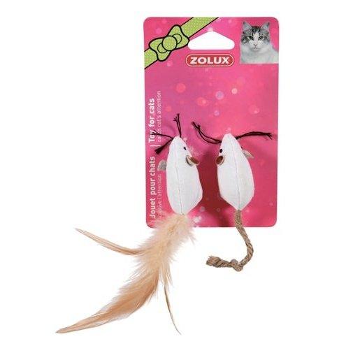 Buy Zolux Cat Toy Pompon Fishing Rod - Assorted Online